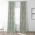 Printed Room Darkening Curtains 50 X 63 (1 Panel), Tea Time China Blue W19770