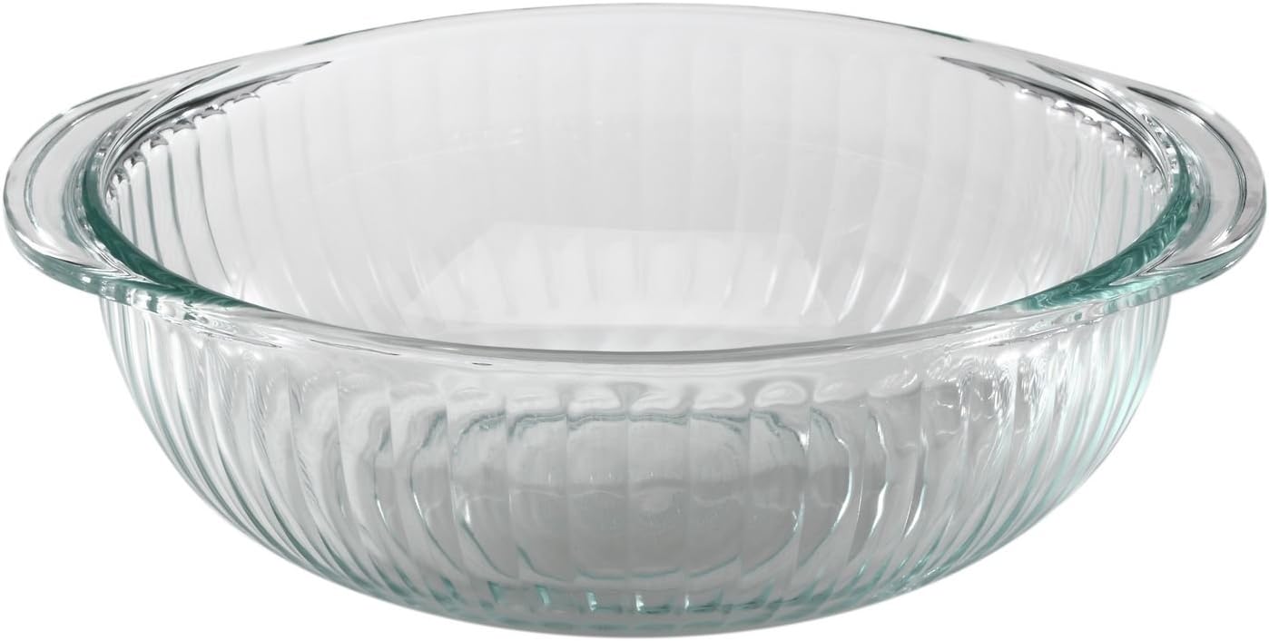 Clear 2-Qt Pyrex Serveware Bowl H584