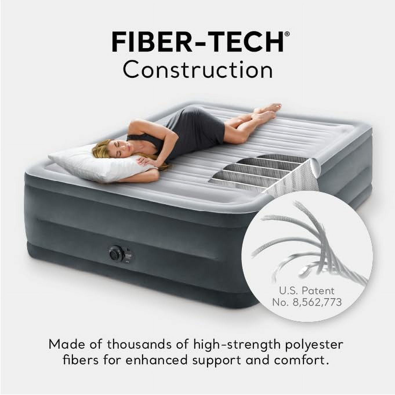 Queen Size Air Mattress with Built-in Electric Pump Y89113