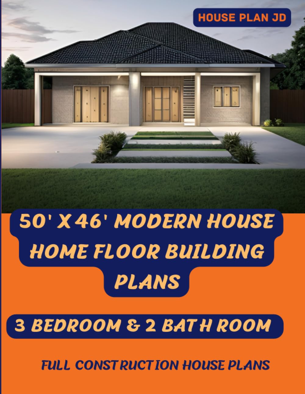 3 Bedroom 2 Bath House Plans with Garage R437