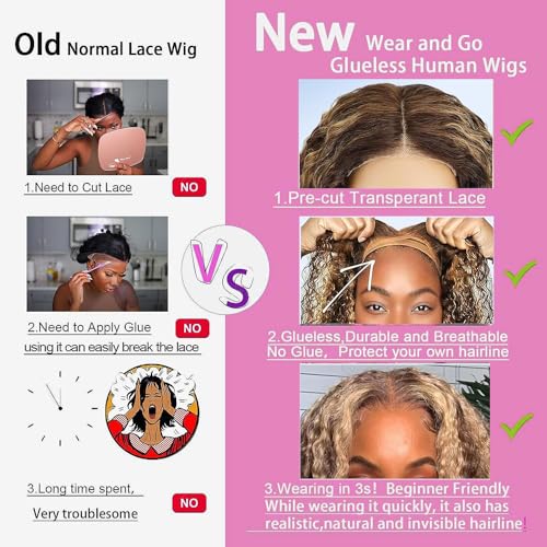 Deep Wave Curly Bob Lace Front Wig Human Hair 4x4 Lace Closure 180% Density 12in J3660