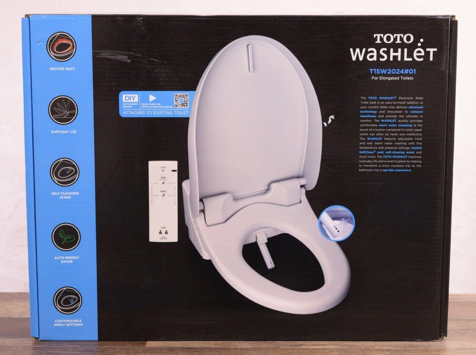 Cotton White Elongated Bidet Toilet Seat I9725