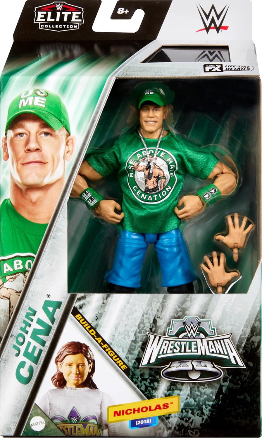 WWE Elite Collection Action Figure with Accessory & Build-A-Figure Parts A522098