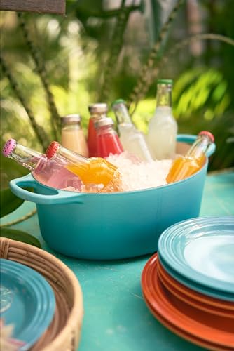 Enameled Cast Iron Oval Dutch Oven, 9.5 qt. J555