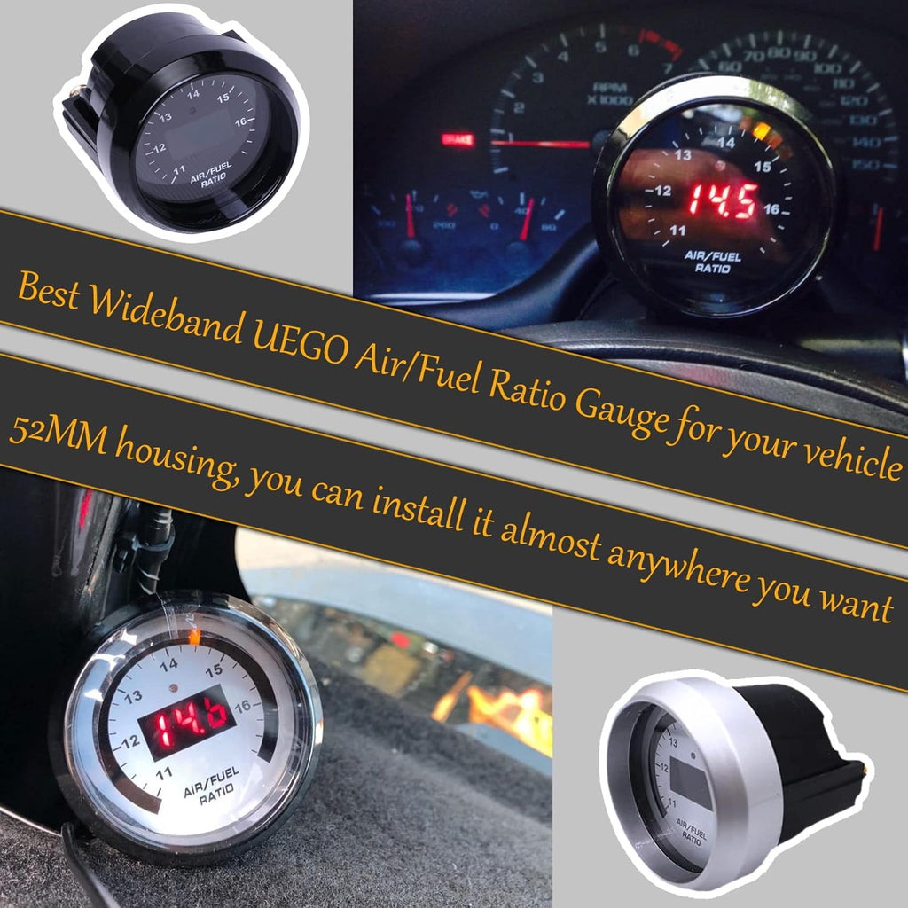 52mm Digital Air/Fuel Ratio Gauge with 4.9 LSU Sensor Z41997