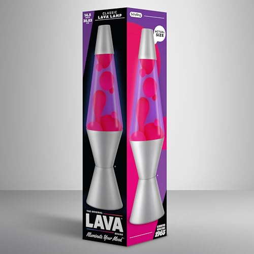 14.5 inch Purple Pink Aluminium Lava Lamp W16032