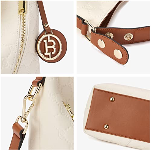Brown Leather Hobo Shoulder Bag T24059