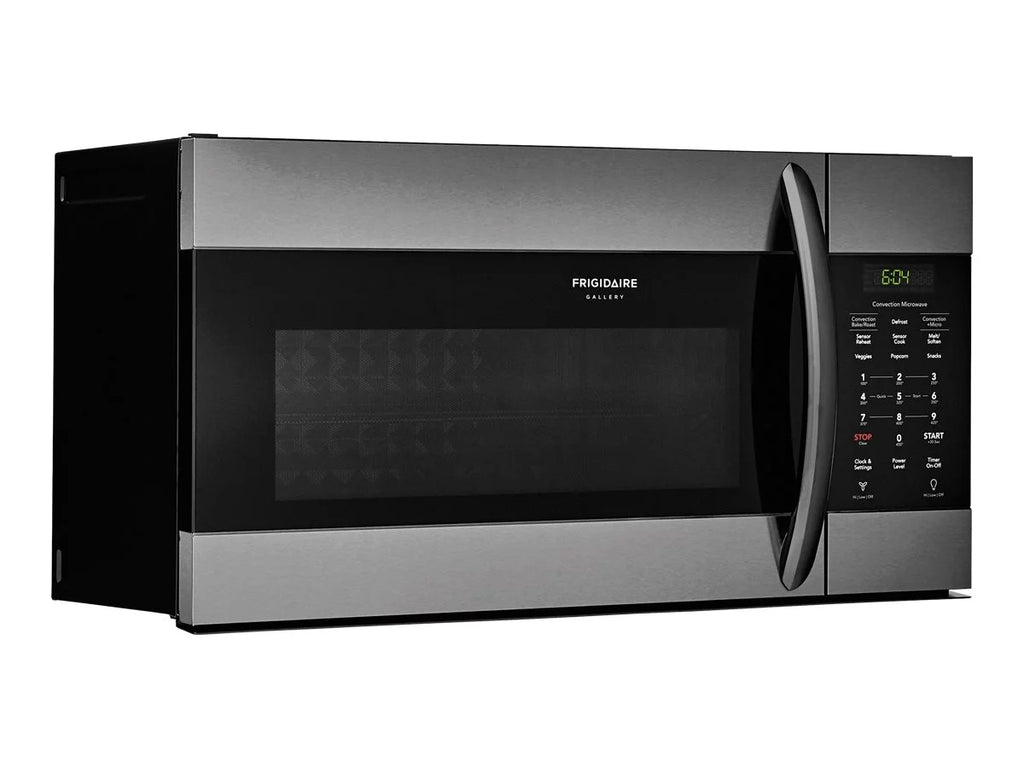 Black stainless steel over-range microwave oven with convection B8429