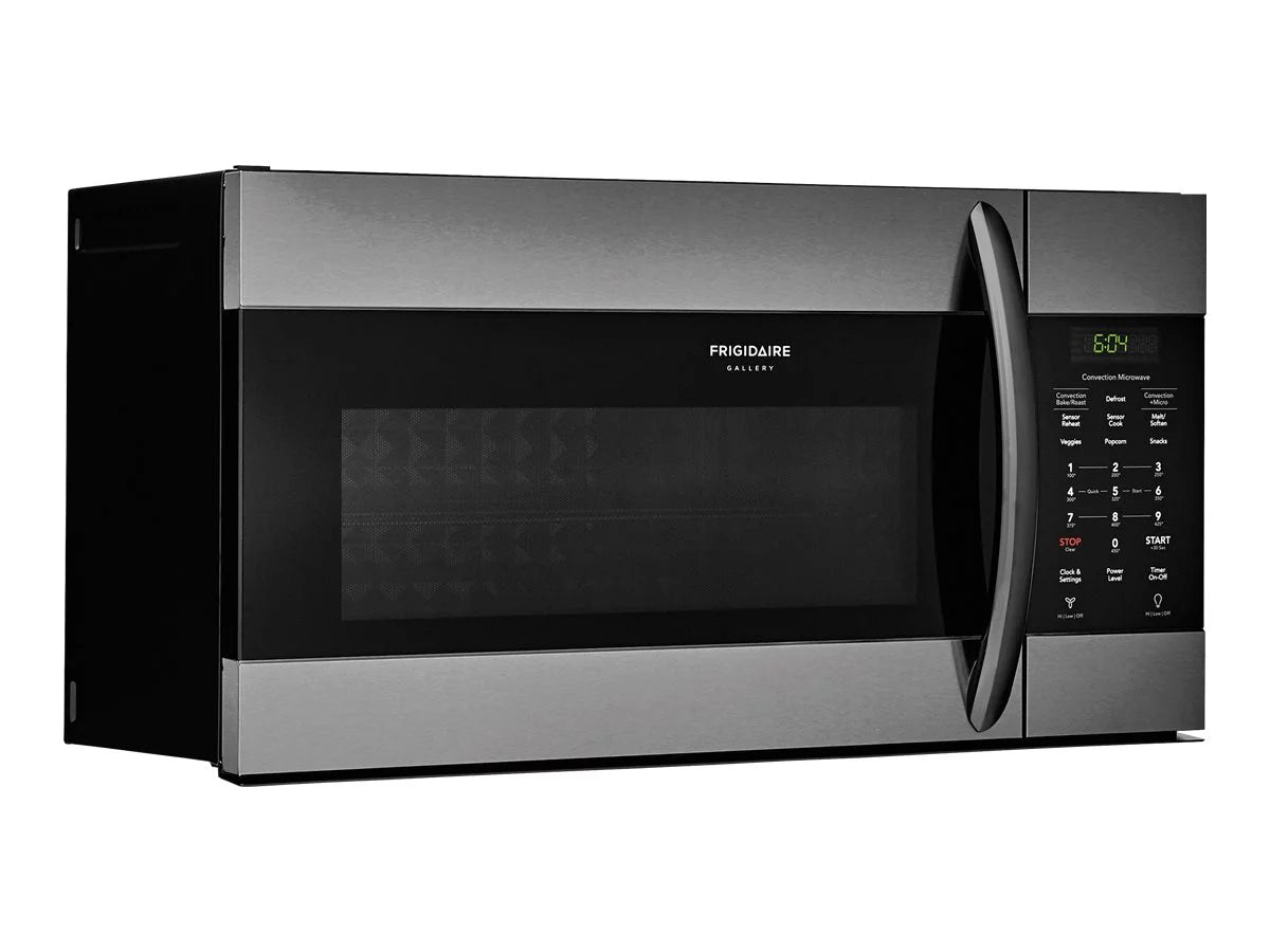 Black stainless steel over-range microwave oven with convection B8429
