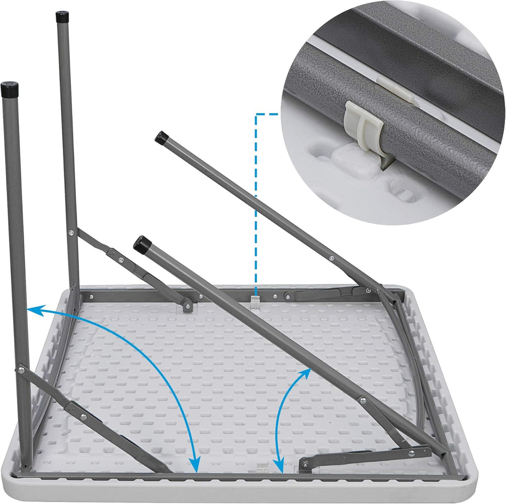 Square Folding Plastic Table U4339