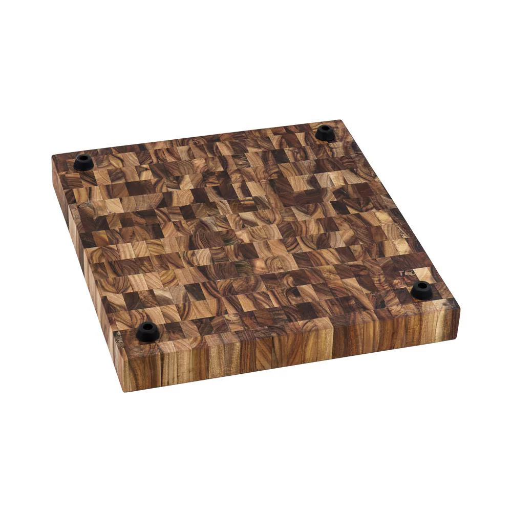 17 x 16 in. Thick End-Grain Acacia Solid Wood Cutting Board T459888
