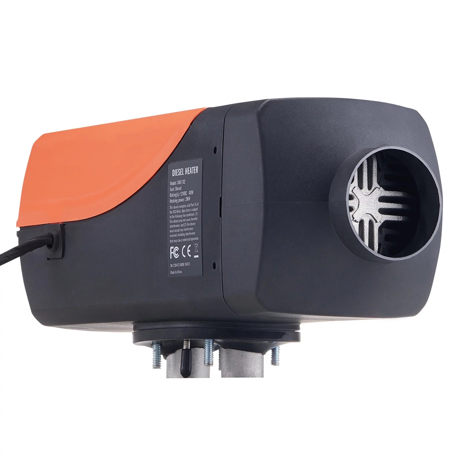 12V 2KW Diesel Heater with Remote Control and LCD Display, 10L Fuel Tank E46790