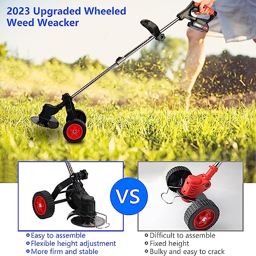 24V Cordless 3 in 1 Electric String Trimmer with 2 x 2000mAh Batteries Y4225