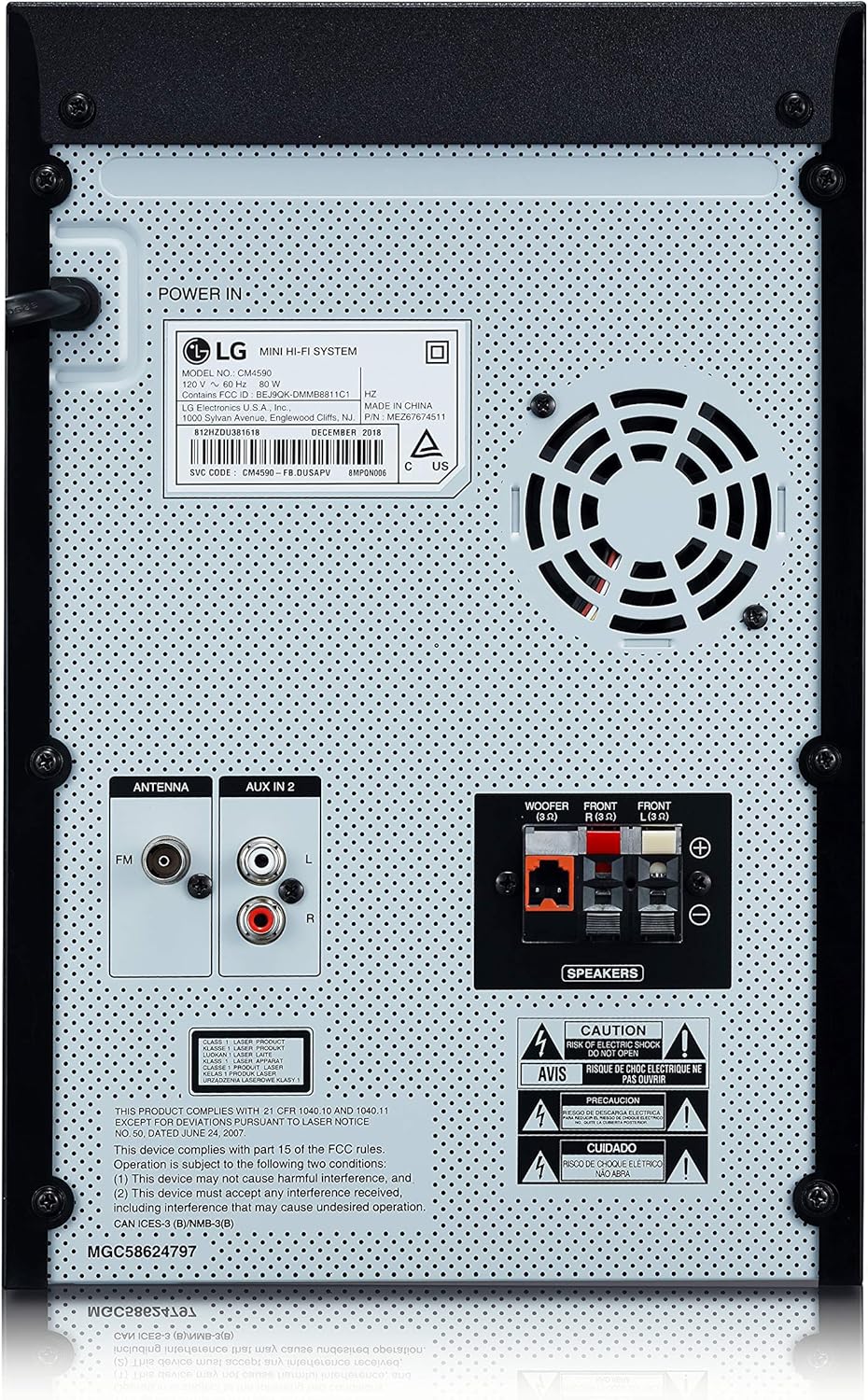 Black Bluetooth Audio System F39328