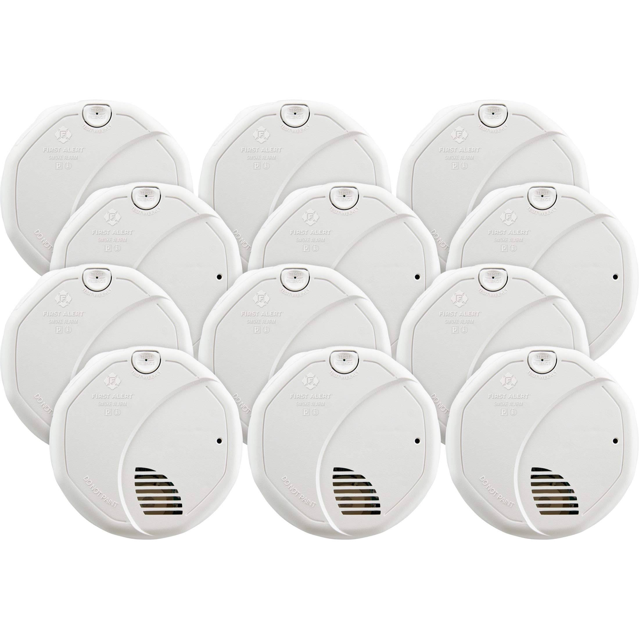 Hardwired Smoke and Carbon Monoxide Detector with Battery Backup, 3 Pack X849
