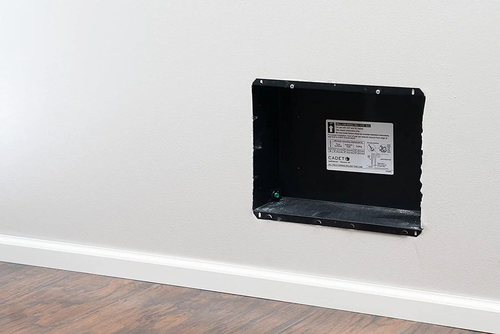 White Twin Electric Wall Heater with Thermostat M268467