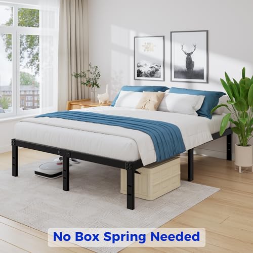 16 Inch Heavy Duty Metal Queen Bed Frame C380