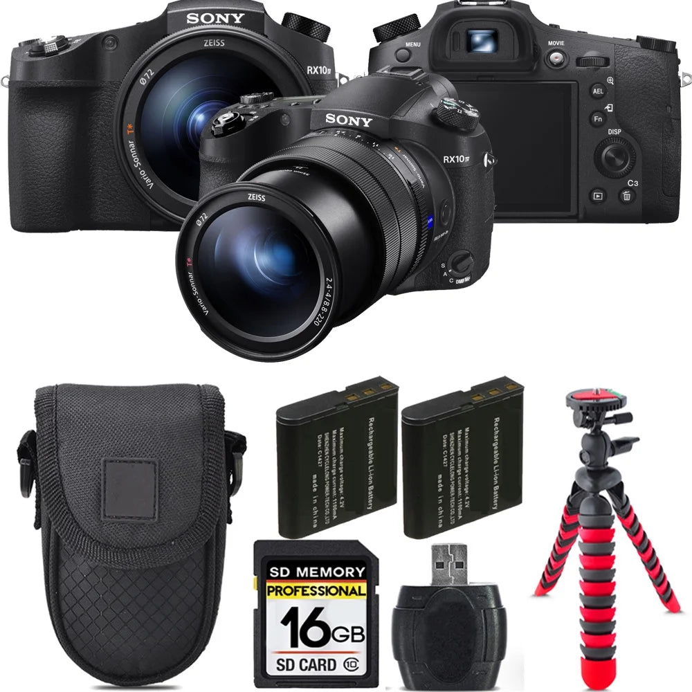 Digital Camera with Extra Battery Tripod Case 16GB Kit U336958