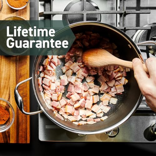 6-Piece Nonstick Pot Set with Tempered Glass Lids U1823