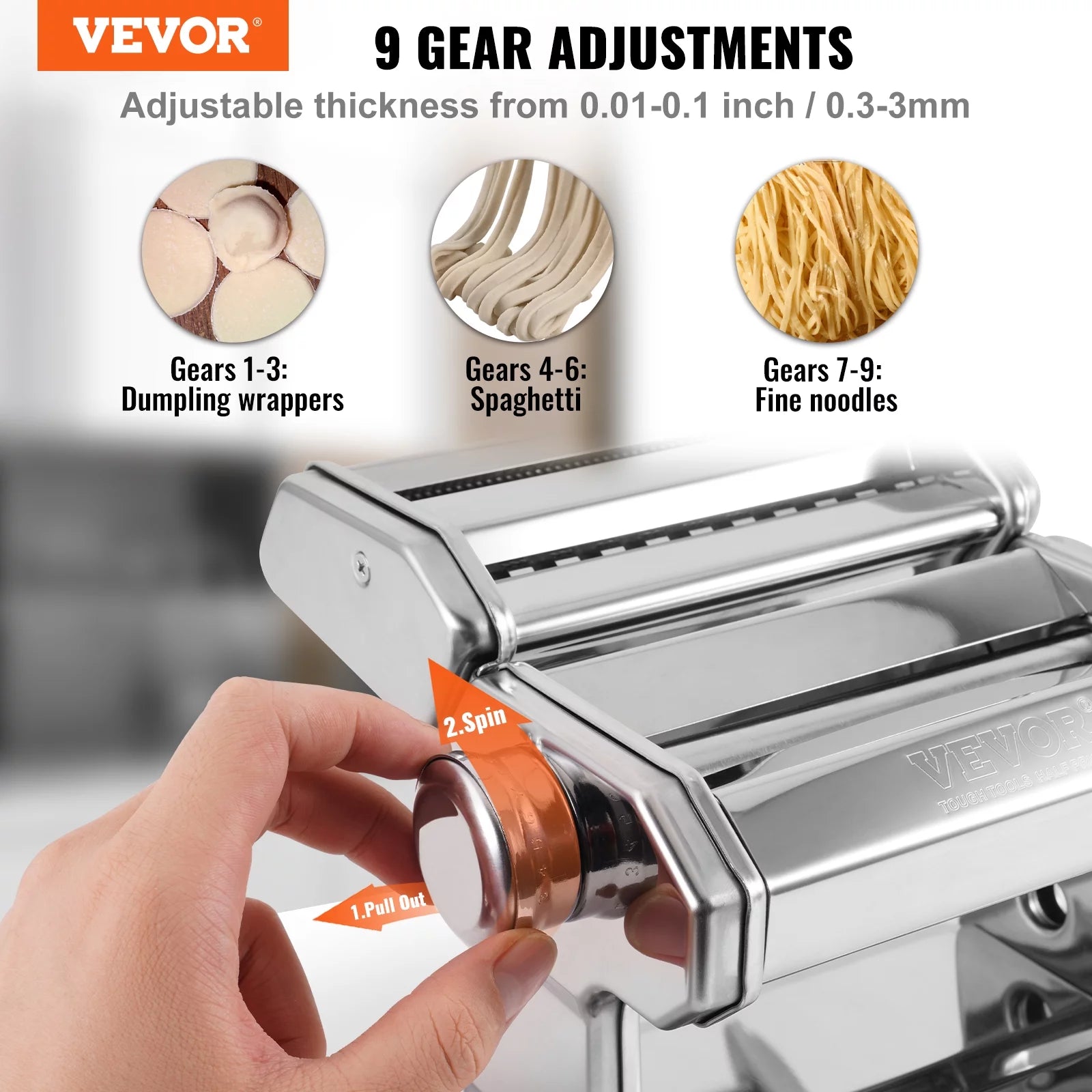 Electric Stainless Steel Pasta Maker Machine E31414