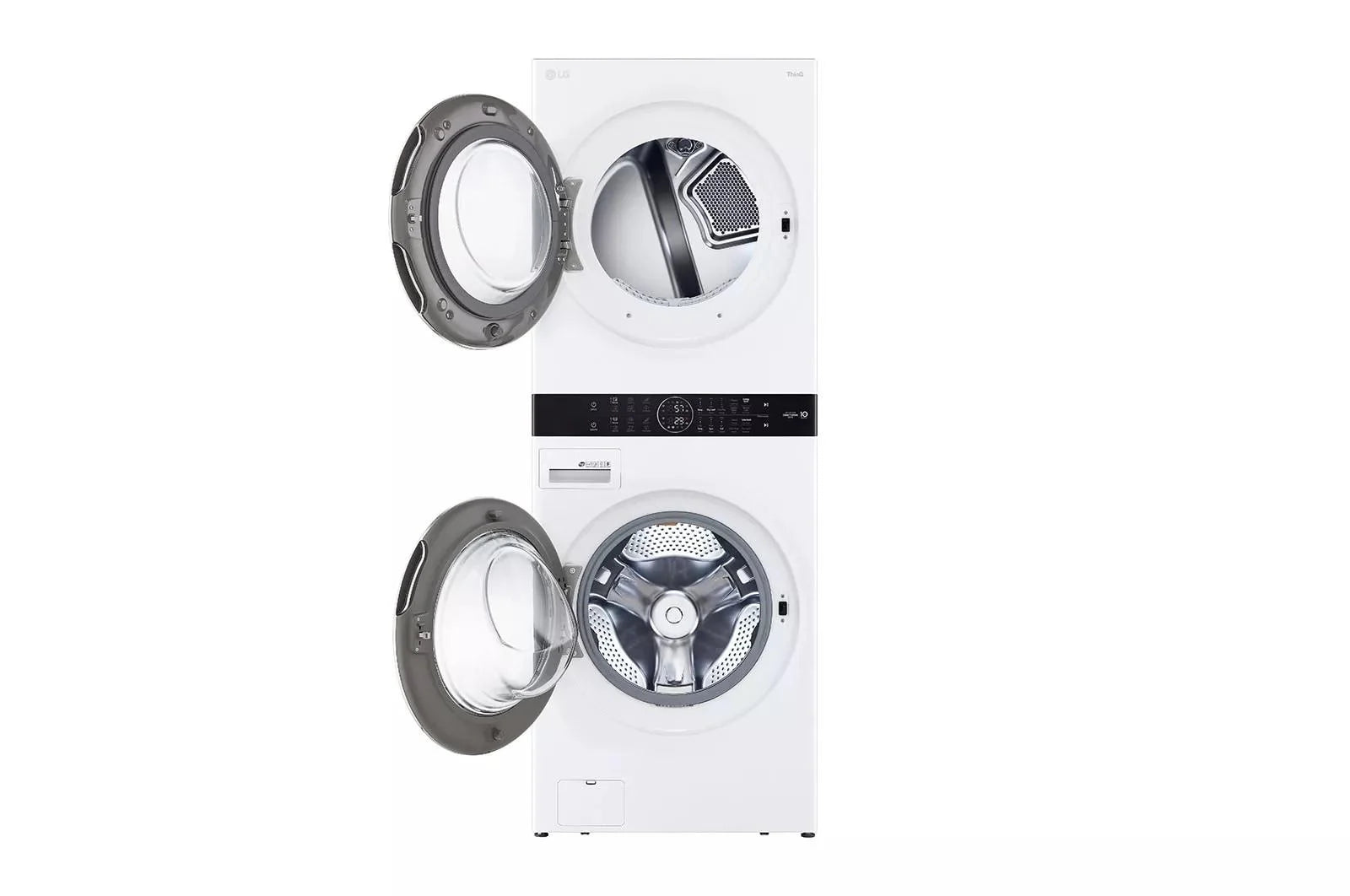 Single Unit Front Load Washer and Gas Dryer J45471