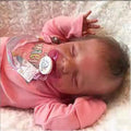 18" Realistic Soft Vinyl Silicone Full Body Sleeping Doll X9230