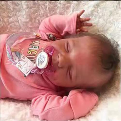 18" Realistic Soft Vinyl Silicone Full Body Sleeping Doll X9230