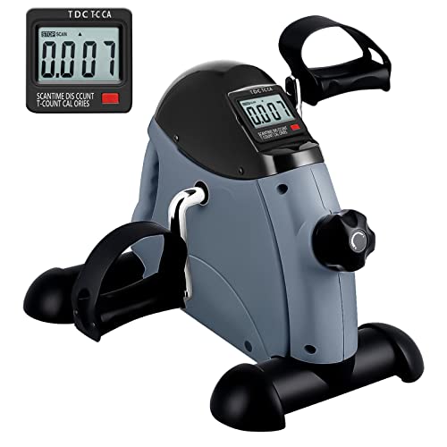 Under Desk Bike Pedal Exerciser with LCD Screen U8637
