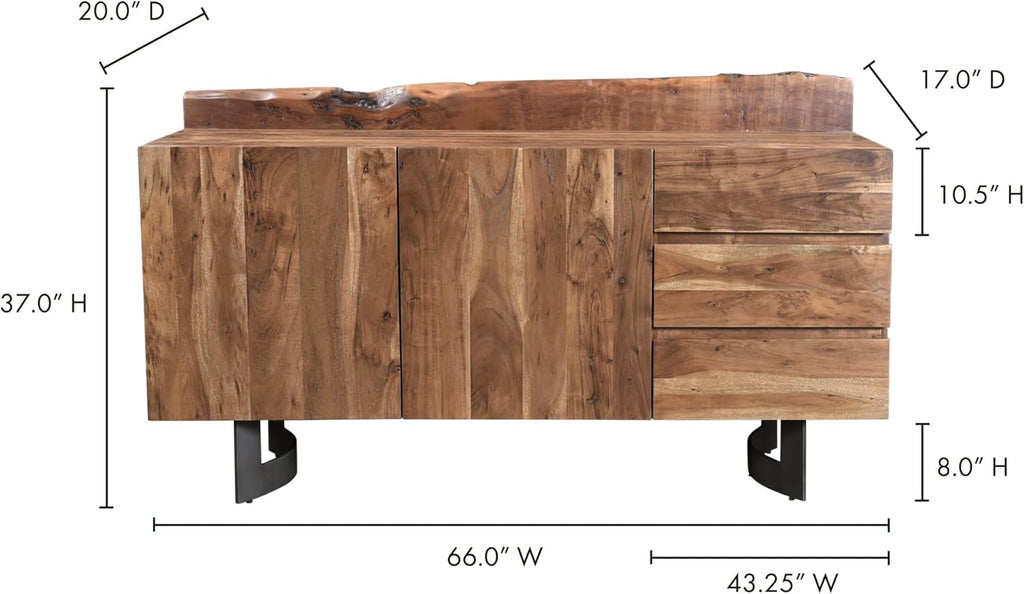 Solid Acacia Sideboard D83934