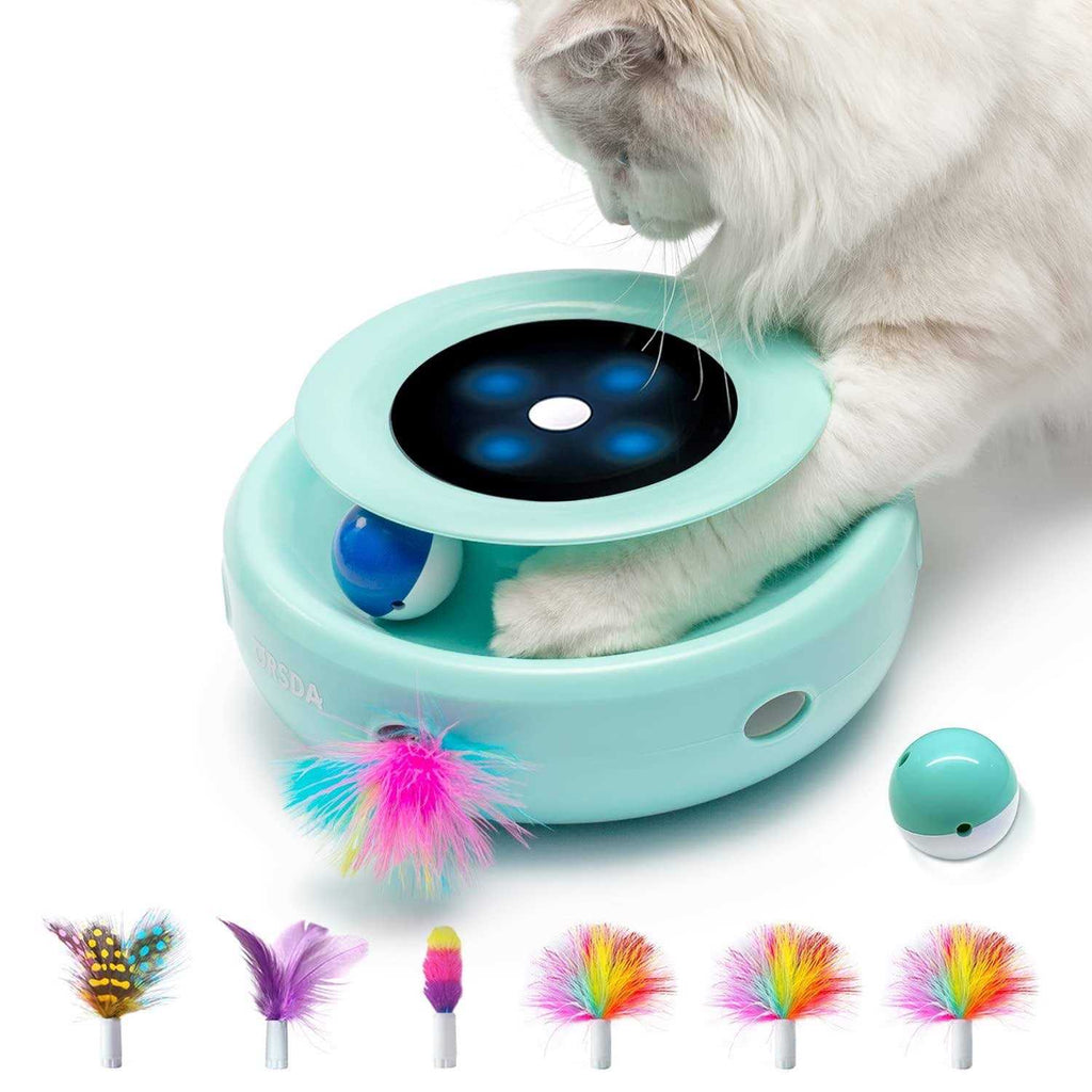 2-in-1 Interactive Automatic Cat Toy Balls J531