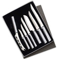 Set of 7 Stainless Steel Knives with Aluminum Handle P35842