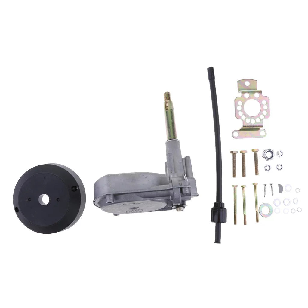 Single Cable Rotary Steering System with Helm Bezel E878028