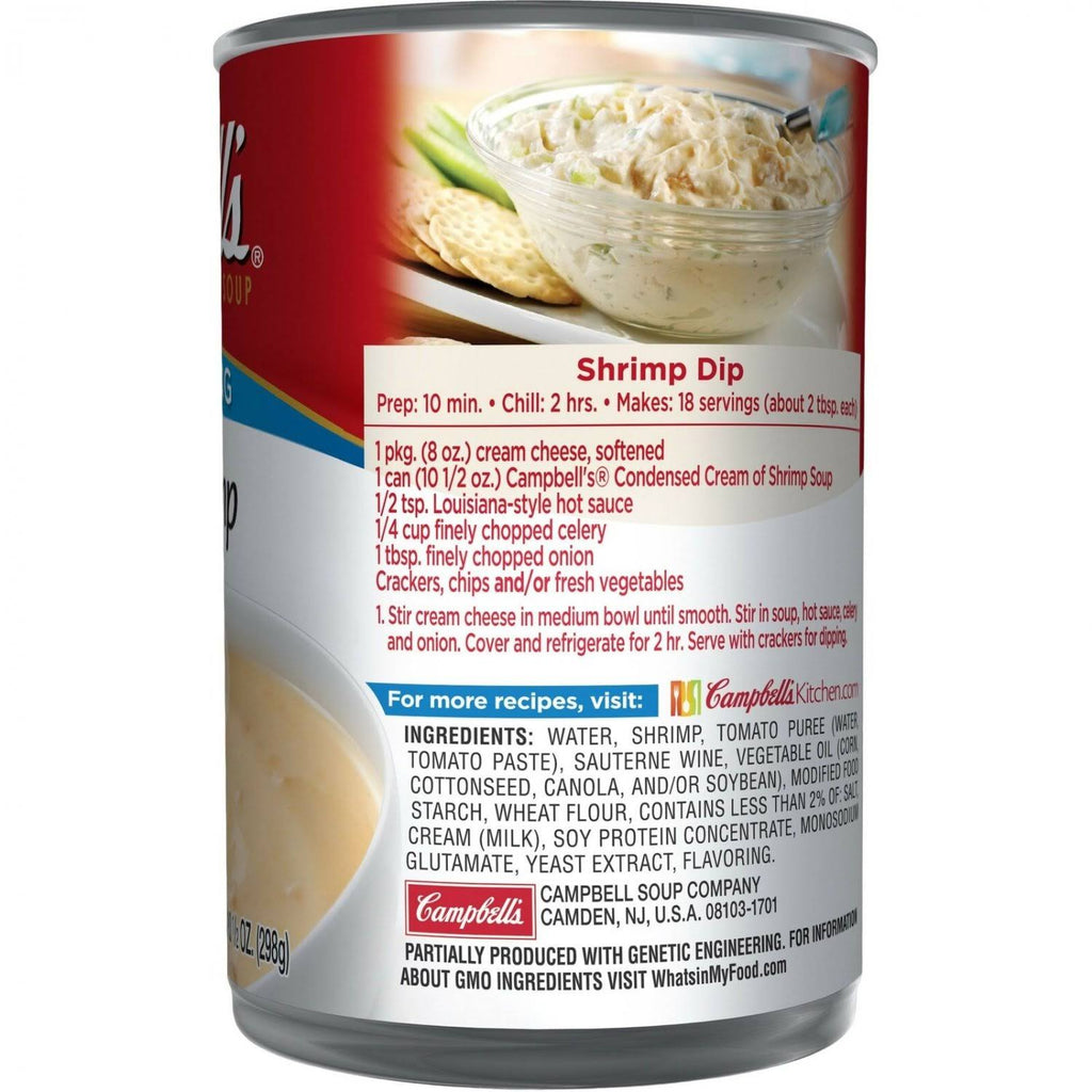 10.5 oz Can Pack of 12 Cream of Shrimp Soup E435