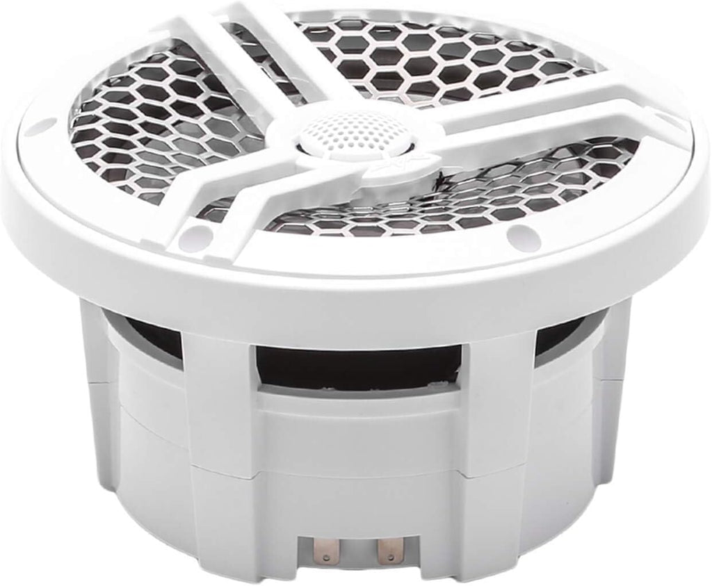 6.5" 2-Way Marine Coaxial Speakers, Pair (White) M2647