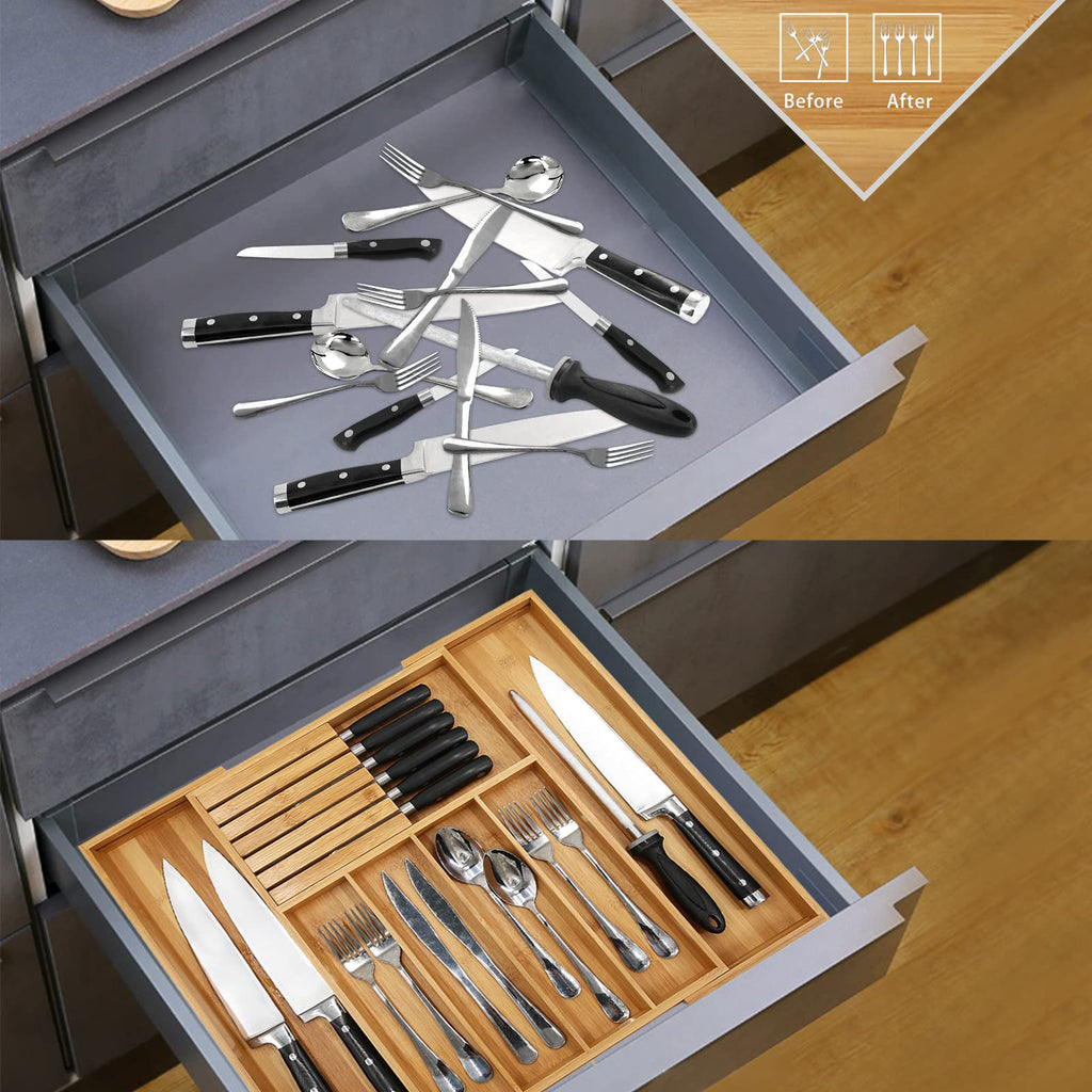 Bamboo Kitchen Organizer B592209