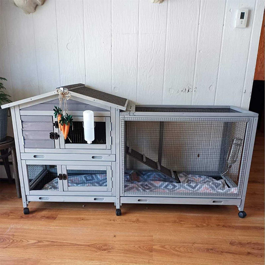 Rabbit Hutch with 3 Deep Pull Out Tray F85070