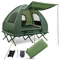 Tent Cot with Air Mattress, 2 Sleeping Bags, Carry Bag & Foot Pump G1745
