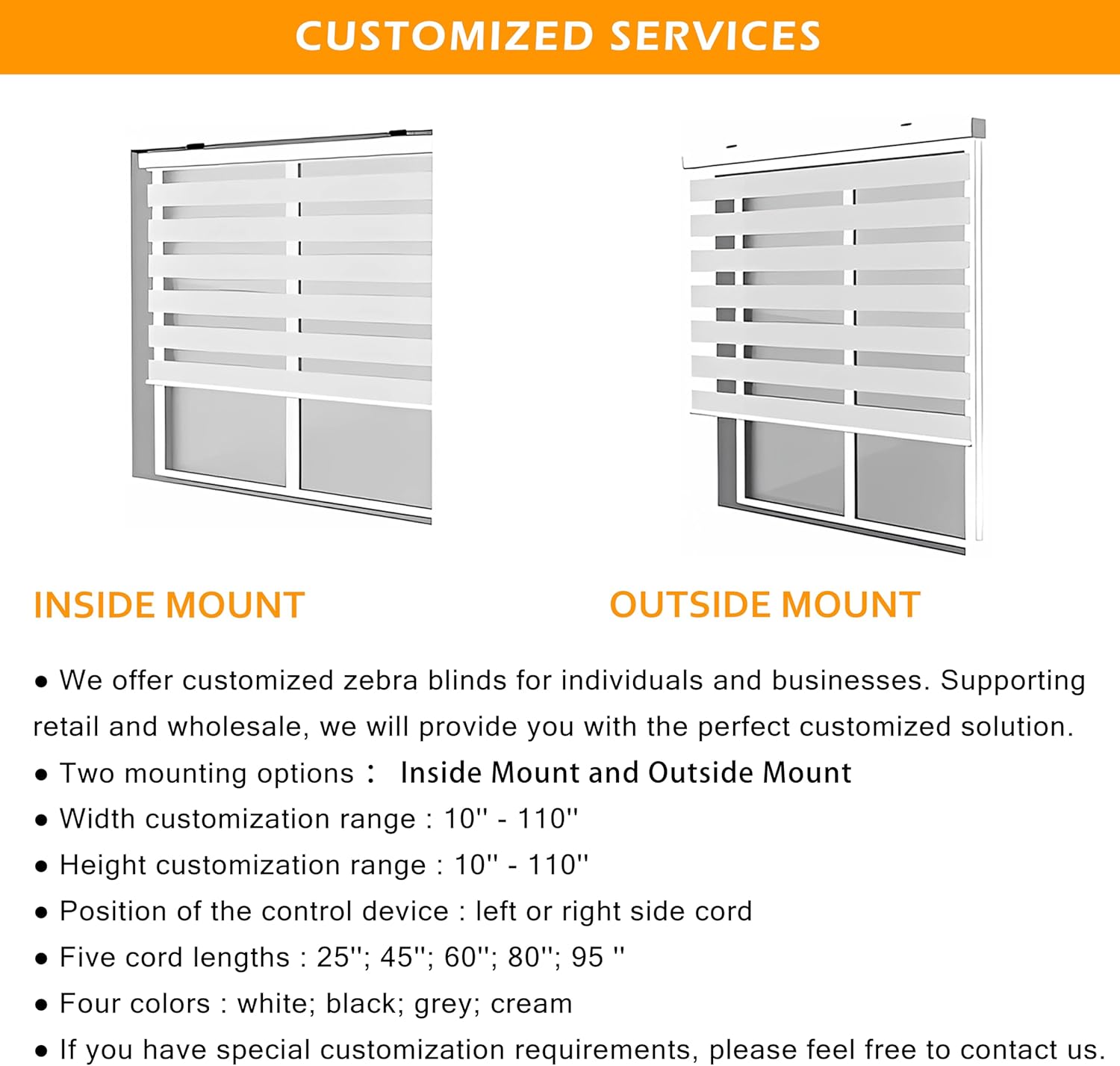 Grey Zebra Roller Blinds V8483
