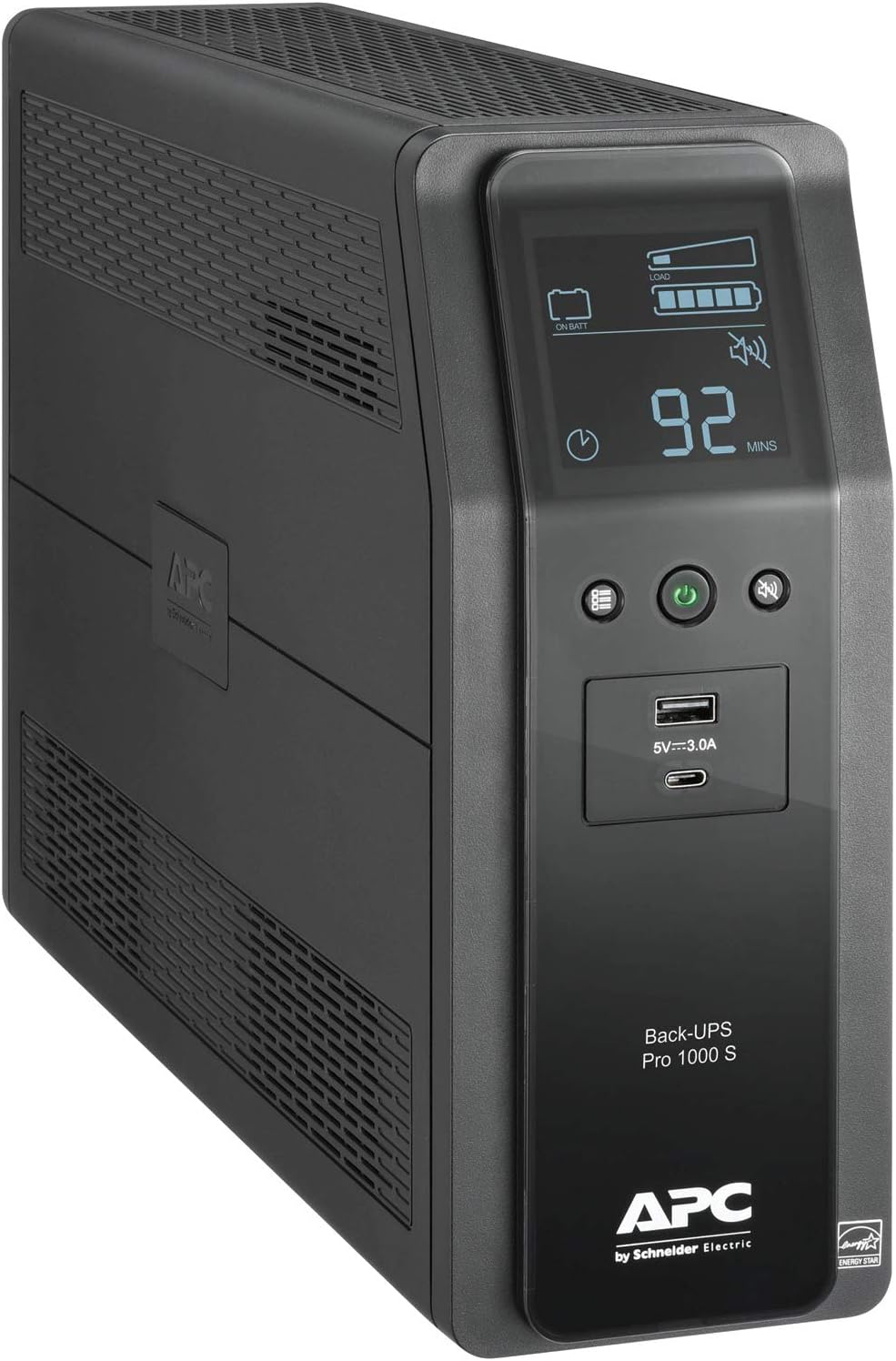 1000VA Sine Wave UPS Battery Backup with AVR J94842