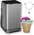 Grey Portable Compact Washing Machine with Led Display L157909