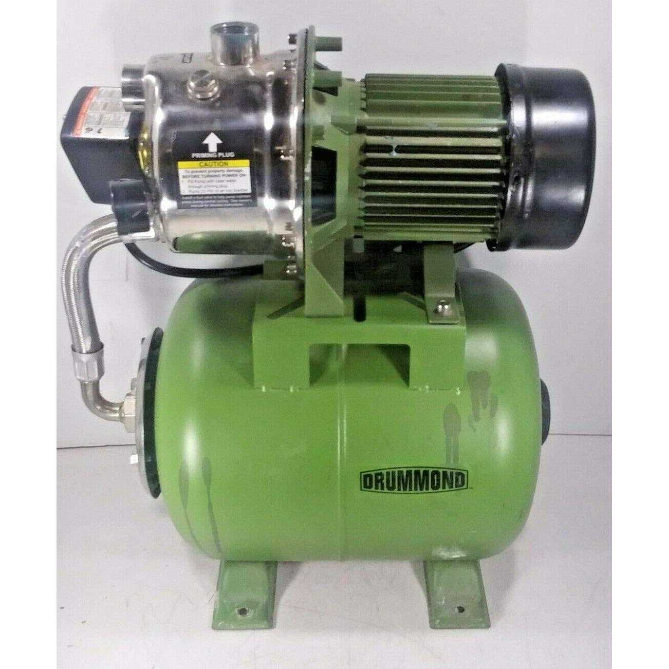 1 HP Stainless Steel Shallow Well Pump and Tank with Pressure Control Switch N428