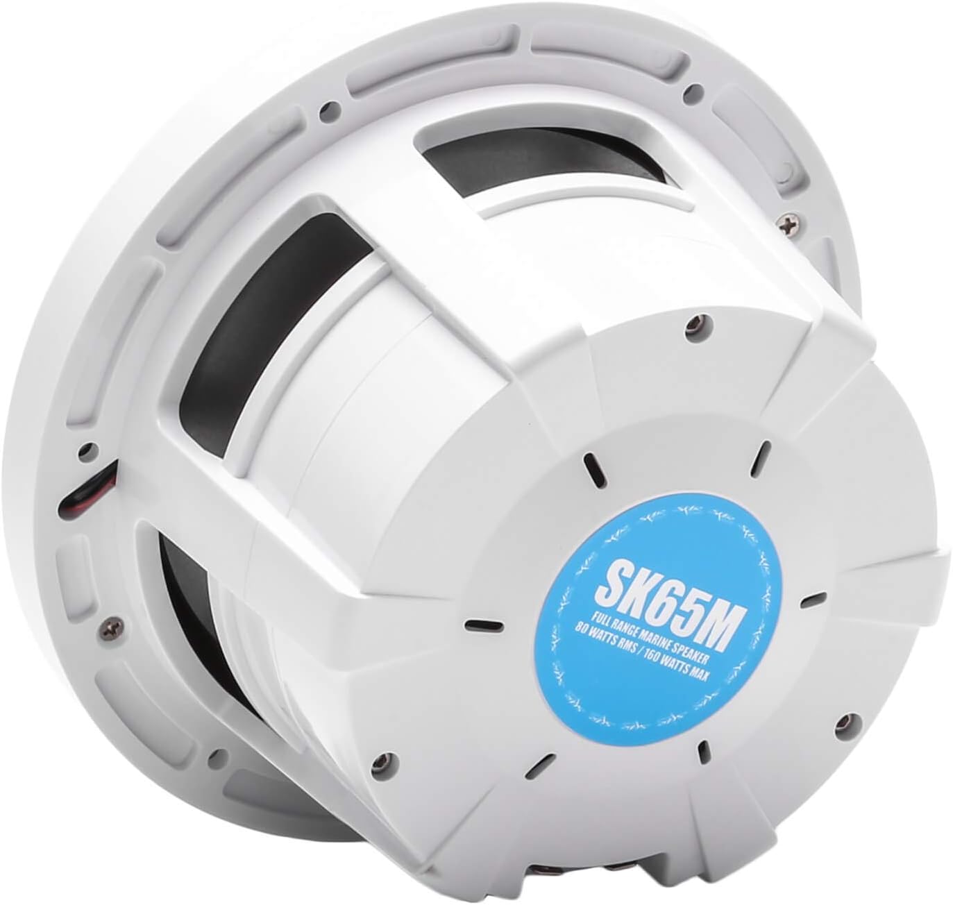 6.5" 2-Way Marine Coaxial Speakers, Pair (White) M2647