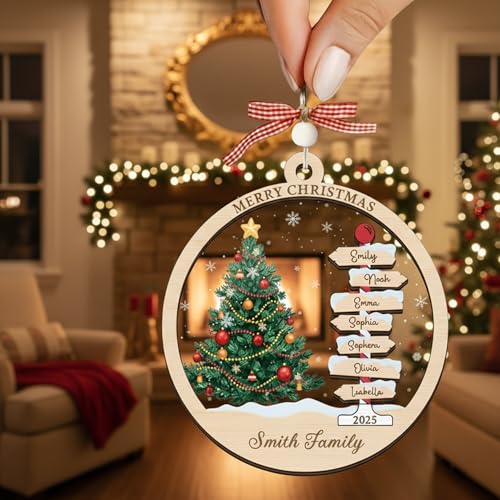 Personalized Christmas Wooden Ornament M498217