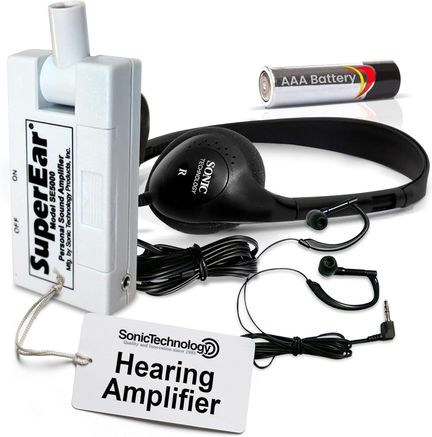 50dB Gain Hand Held Pocket Size Audio Amplifier with Headphones R940808