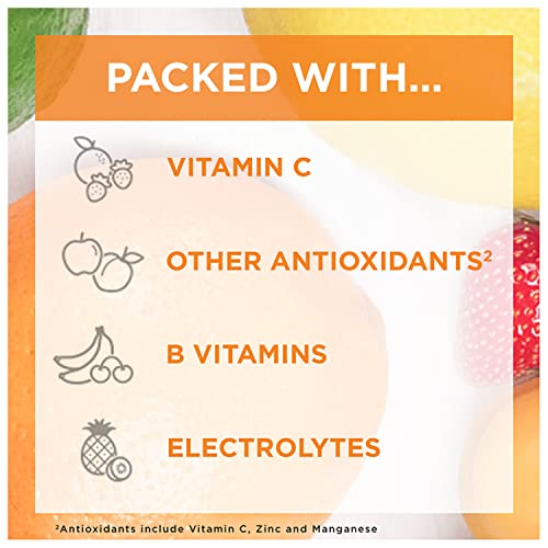 1000mg Vitamin C Powder, Pink Lemonade Flavor - 30 Count (Pack of 12) I394793