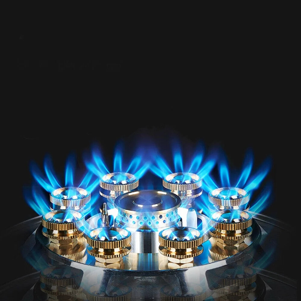 2-Burner Built-In Gas Cooktop with Tempered Glass S495944