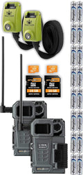 Cellular Trail Camera Twin Pack with Two SD Cards, Batteries, and Reinforced Strap D61496