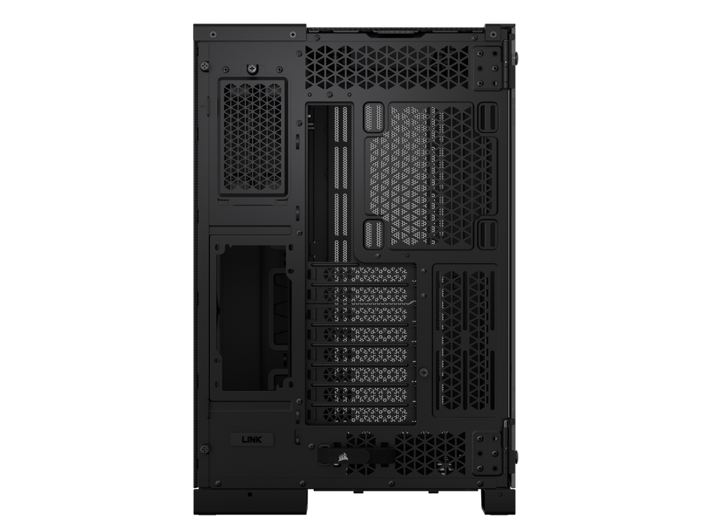 Black Super Mid-Tower Tempered Glass Airflow Case Q33087