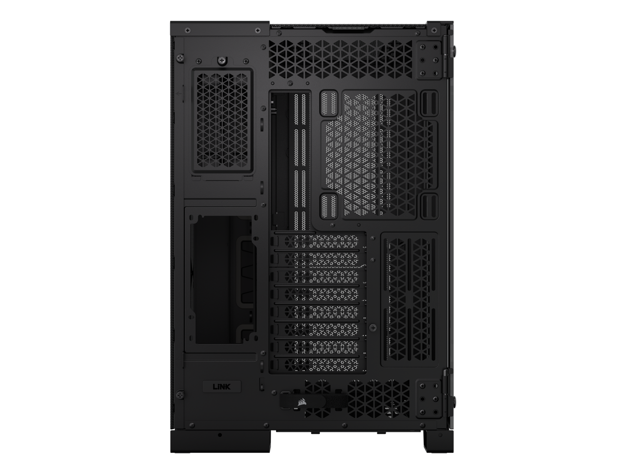 Black Super Mid-Tower Tempered Glass Airflow Case Q33087