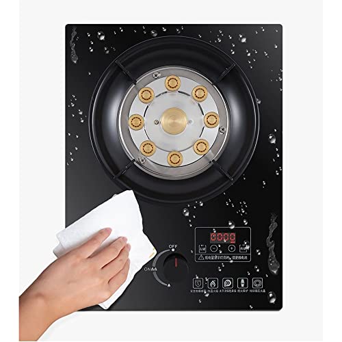 Black Tempered Glass Built-in Gas Cooker G9102